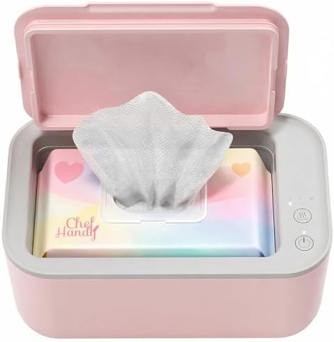 Chefhandy Baby Wipe Warmer, 3-Level Temperature Control, Quiet & ...