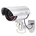 Wolblix-4-Pcs-Realistic-Look-Dummy-Security-CCTV-Fake-Bullet-Camera-with-Led-Light-Indication-Home-Security-Camera
