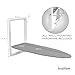 Ivation Wall-Mounted Ironing Board | Foldable 36.2” x 12.2” Ironing Station for Home, Apartment & Small Spaces | Sturdy Folding Board, Easy-Release Lever, Removable Cotton Cover & Mounting Hardware