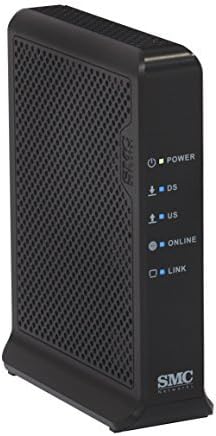 SMC Networks D3CM1604 Modem (DOCSIS 3.0, 16x4 Channel Bonding) Approved for Time Warner Cable, Charter, Cox, Spectrum