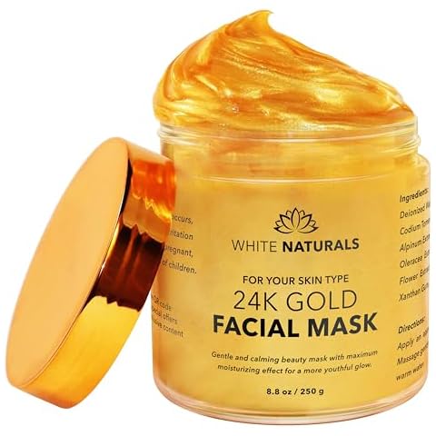 White Naturals 24K Gold Facial Mask Cover