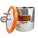 BACOENG 3 Gallon Resin Trap Vacuum Chamber, Stainless Steel Vacuum Degassing Chamber Kit (3 Gallon/1.2 QT/2 QT Available)