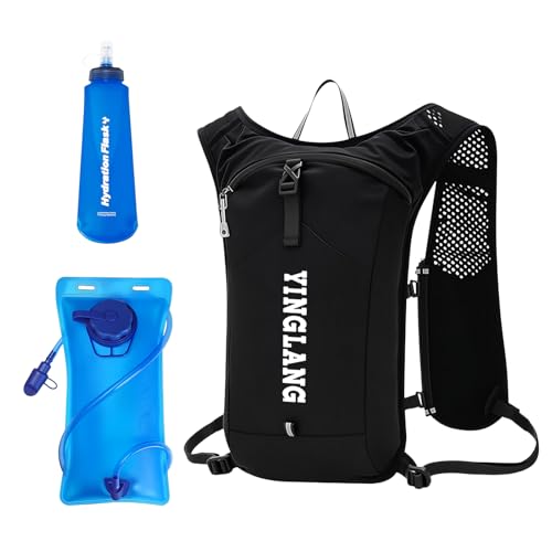 Gilet d'hydratation de course à pied réglable avec sac hydratation trail