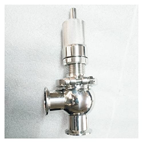 Valve de sécurité réglable 3-8 bar Tri-clamp 1.5 acier 304 - 5