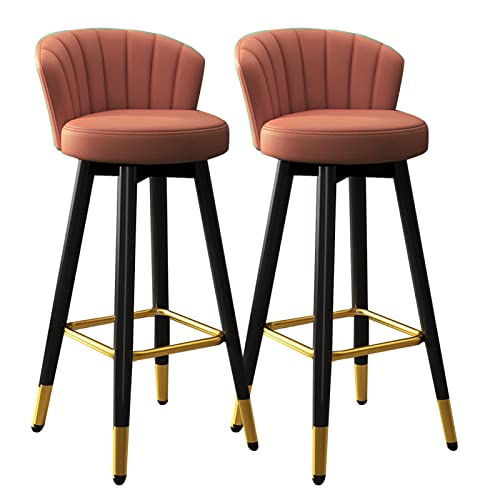 Tabourets de bar de cuisine pivotants à 360° chaises basses au design élégant