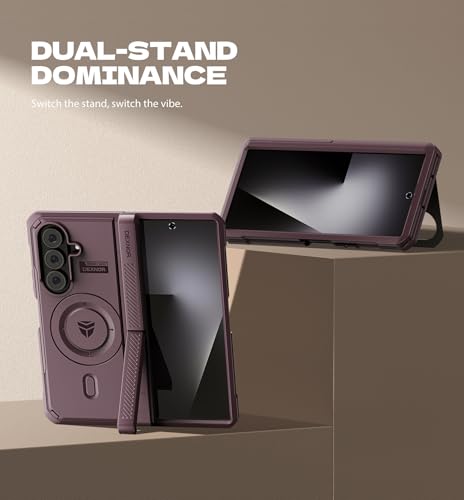 Coque Samsung Z Fold 7 Dexnor antichoc intégrale compatible MagSafe violette