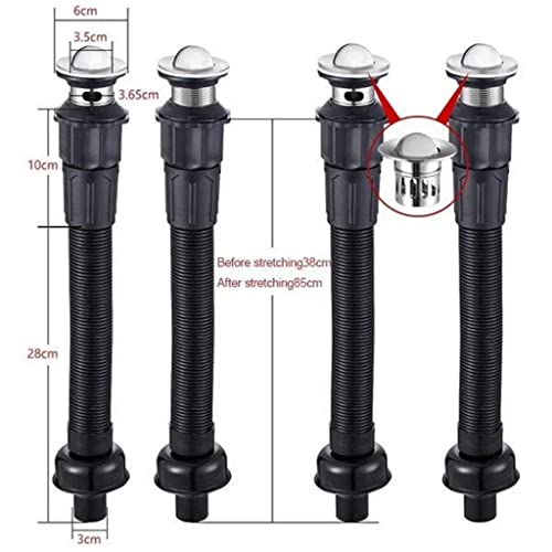 Tuyau vidange évier en acier inoxydable extensible pour plomberie de cuisine - 3