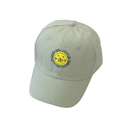 Peaked Baseball Cap with UV Protection for Outdoor Travel Lightweight Sun Block Hat for Year Old Boys and Stylish Light Green Design