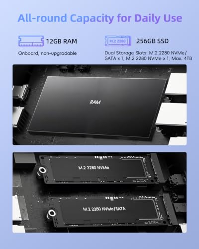 Image of Mini PC, Intel Core i3-8109U (up to 3.6GHz), 12GB RAM 256GB SSD