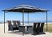 Produktbild QUICK STAR Metall Garten Hardtop Pavillon 3x3,6m Doppelstegplatten Polycarbonat Dach Partyzelt Pergola