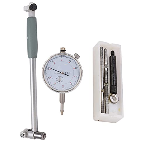 Dial Bore Gauge, Innendurchmesser Messuhr Set 50-160mm Messuhr Bohrungslehre Zylinder Tool Kit mit magnethalter, 0.01mm hoher Genauigkeit, mit box