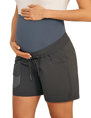 Short de maternité contre les irritations avec taille élastique et poches intégrées