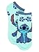 Disney Lilo & Stitch Womens 6 pack Socks (Large (9-11), Stitch Blue)