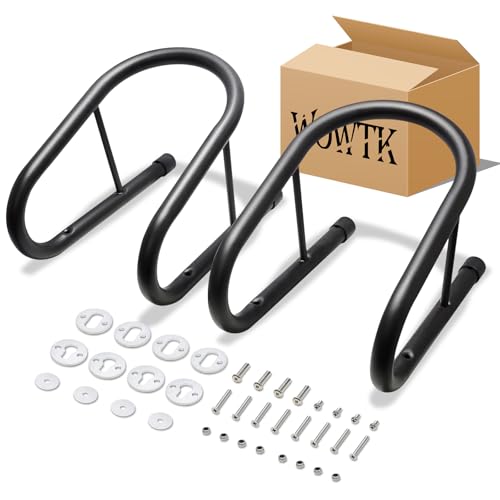 Image of 6.5 inch Removable Dirt Bike Wheel Chock w /Mount Kit,6 1 /2 in. wide Motorcycle Trailer Locking Wheel Chock Tire Holder,Pack of 2
