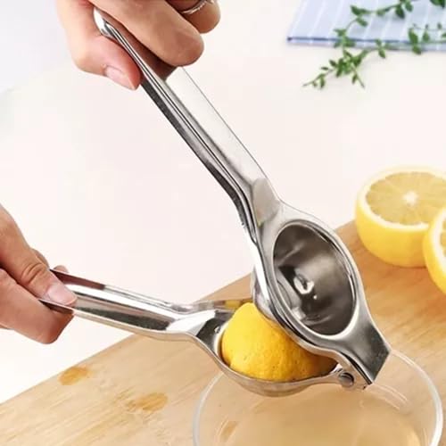 Espremedor Chef Gourmet De Limão Aço Inox Maciço Super Forte