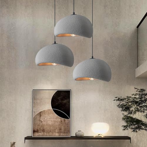 Lámpara de techo gris cemento moderna ajustable para cocina e isla 6