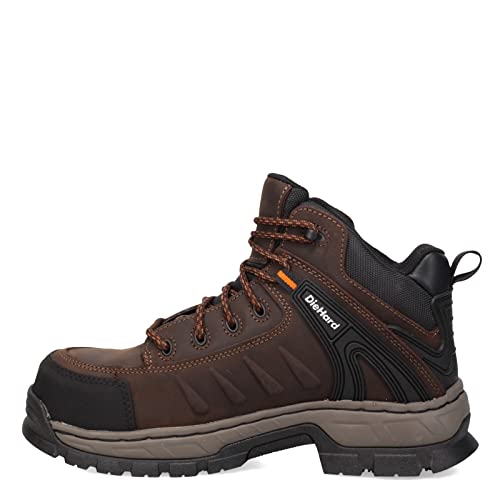 DieHard Squire Men's Work Boots, Waterproof, Composite Toe, Brown Leather Hiking Style3