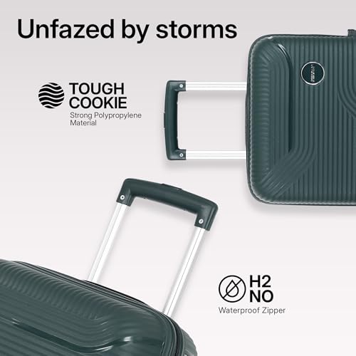 مراجعة American Tourister MAXPLUS 79 سم — حقيبة سفر كبيرة بتقنية TSA باللون الأخضر الزيتي - الصورة 3