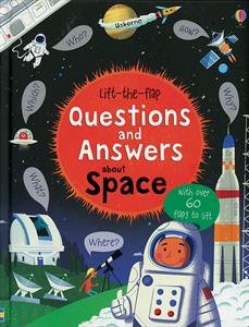 Lift-the-Flap Questions and Answers About Space 0794536611 Book Cover