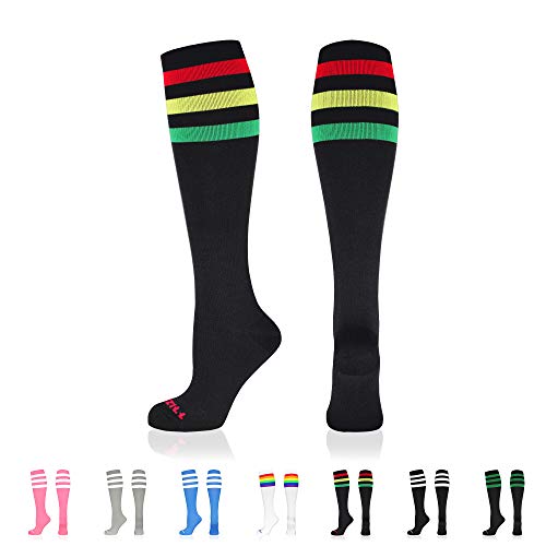 Image of NEWZILL Medical Compression Socks for Women & Men, 20-30 mmHg Knee-High Support for Circulation, All-Day Comfort for Work Travel Running Cycling and Fitness