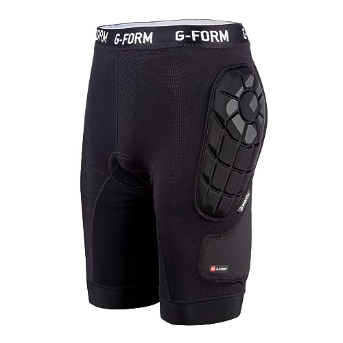 G-Form MX Shorts with Chamois - Padded Protective Shorts for Mountain Biking & Moto Sports - Breathable Compression Shorts