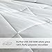BISELINA Down Alternative Comforter Duvet Insert with Corner Tabs Box Stitched Microfiber Fluffy White Quilt All Seasons Hotel Collection Bedding - Queen Size, 88x92 Inches