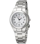 [シチズン Q&Q] 腕時計 アナログ 電波 ソーラー 防水 メタルバンド HJ01-204 レディース ホワイト