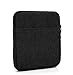 Produktbild MyGadget Nylon Sleeve Hülle für Tablet bis 7 Zoll [ 17 x 14,5 cm ] - Schutzhülle Tasche ideal z.b. Kindle Oasis [9 & 10 Gen.] | Paperwhite [bis 2021] - Schwarz