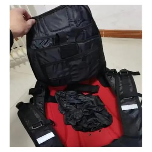 Mochilas concha dura de fibra de carbono para casco de moto 5