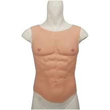 Silicone Muscle Suit for Men, Realistic Chest & Abs Torso Costume for Cosplay, Transgender, Crossdressing, Halloween