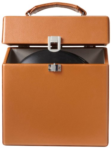 Crosley CR4006A-TA 45 Platter Pack Holds Approx. 35 45-RPM Records (Tan)