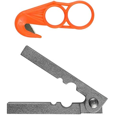 AuSable Brand Aluminum Tail Stripper & Sterling Plastic Tail Zipper Cover