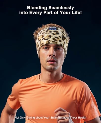 Image of LOVE EYE Sleep Sport Headphones Wireless Bluetooth 5.4 Headband Headphone