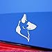 ANGDEST German Shepard (White) (Set of 2) Premium Waterproof Vinyl Decal Stickers for Laptop Phone Accessory Helmet Car Window Bumper Mug Tuber Cup Door Wall Decoration