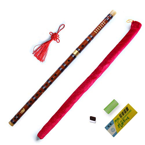 Actj.M Vintage Style Bamboo Flute Chinese Musical Instrument Traditional Dizi thumb #1