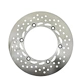 Este disco de freno para motocicleta proporciona una excelente potencia de frenado y una mejor frenada.