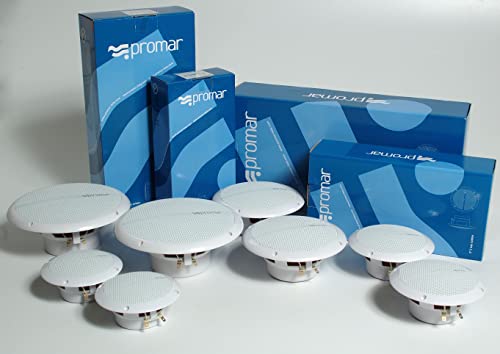 PROMAR Altavoces Empotrables 8 Inch Blancos