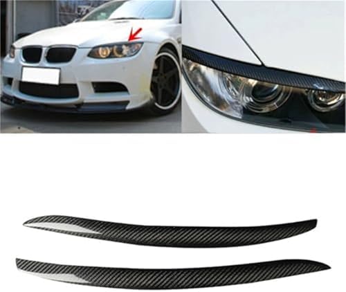 Paupières de phare en vraie fibre de carbone pour BMW E92 E93 style tuning chic - 4