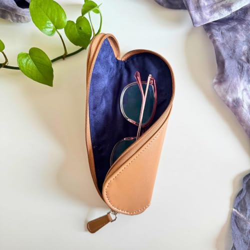 Image of HAMELIN Sunglasses Case With Zipper | Keeps The Sunglasses Safe From Scratches, Dirt | Eye Glass Box & Spectacle Case For Men & Women | Eyewear Carrying Case For Easy Travel & Outings