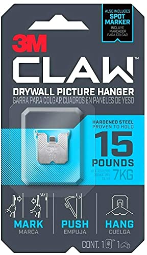 Image of 3M CLAW Strong Durable Drywall Picture Hanger (15 LB)