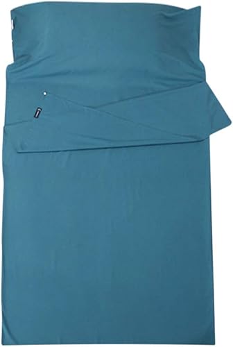 Miniatura 3 de Saco de dormir para 2 personas, ligero y portátil, para viajes, camping, cama, bolsa de dormir, albergues juveniles, picnic para adultos, sacos