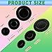 Upgraded Gas Stove Burner Cap Set - 4Piece Metal Cooker Hat Replacement Kit For SABAF Stoves,Oven Gas Hob Burner Crown Flame Cap Cover, Stove Handles Lid Kit (Concave)