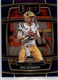 2022 Panini Select Draft Picks Retail Blue Football #45 Joe Burrow LSU Tigers Concourse Officially Collegiate NCAA Licensed Trading Card (Stock Photo shown, card straight from pack and box in Near Mint to Mint Condition)