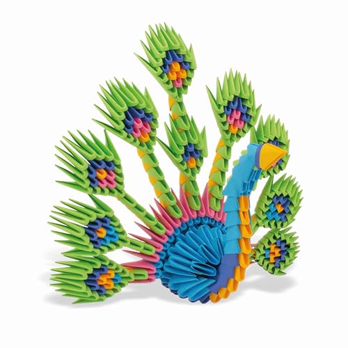 Creagami Pavone 738 CreativaMente puzzle 3D papier oiseau - 3