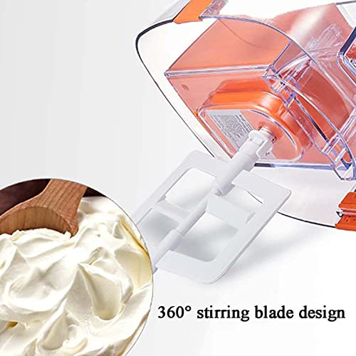 Elektrische Eismaschine mit eingebautem Gefrierschrank, Softeismaschine, Heimkinder, kleine Eismaschine, Arbeitsplatte… – Bild 4