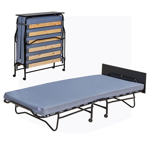 Lourini   Cama Plegable 90x190 cm con Colchón