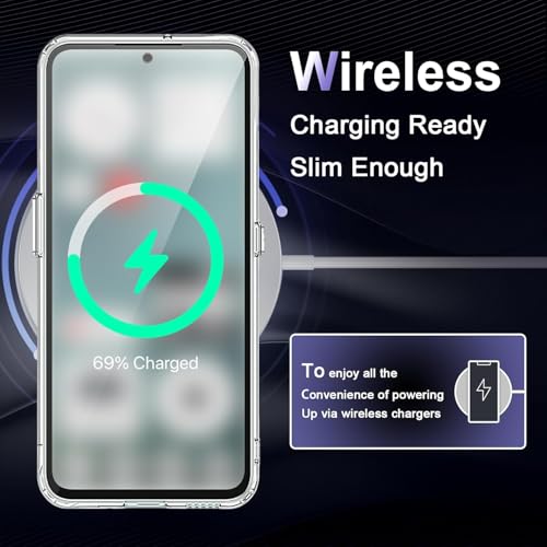 Image of REALCASE Silicone Nothing Phone CMF 1 Back Cover Case | Scratch Resistant Protective Crystal Clear Transparent | Bumper Back Cover Case for Nothing Phone CMF 1