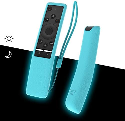 Silicone Protective Cover Compatible with Samsung Smart TV BN59-01292A,RMCSPR1BP1 Series Remote Case Shockproof Anti-Slip for BN59-01241A BN59-01266A QLED Remote Anti-Lost with Remote Loop