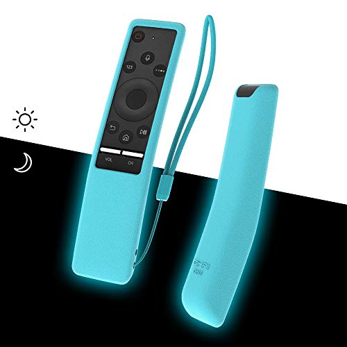 Silicone Protective Cover Compatible With Samsung Smart Tv Bn59-01292A,Rmcspr1Bp1 Series Remote Case Shockproof Anti-Slip For Bn59-01241A Bn59-01266A Qled Remote Anti-Lost With Remote Loop #TOP10