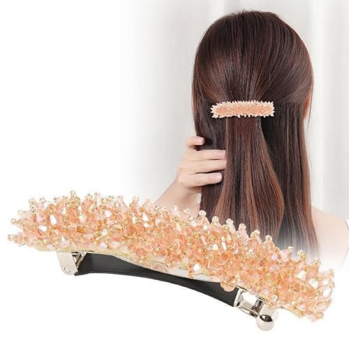 Textention Juego de 4 Broches para el Cabello con Perlas y Cristales para Mujer miniatura 7